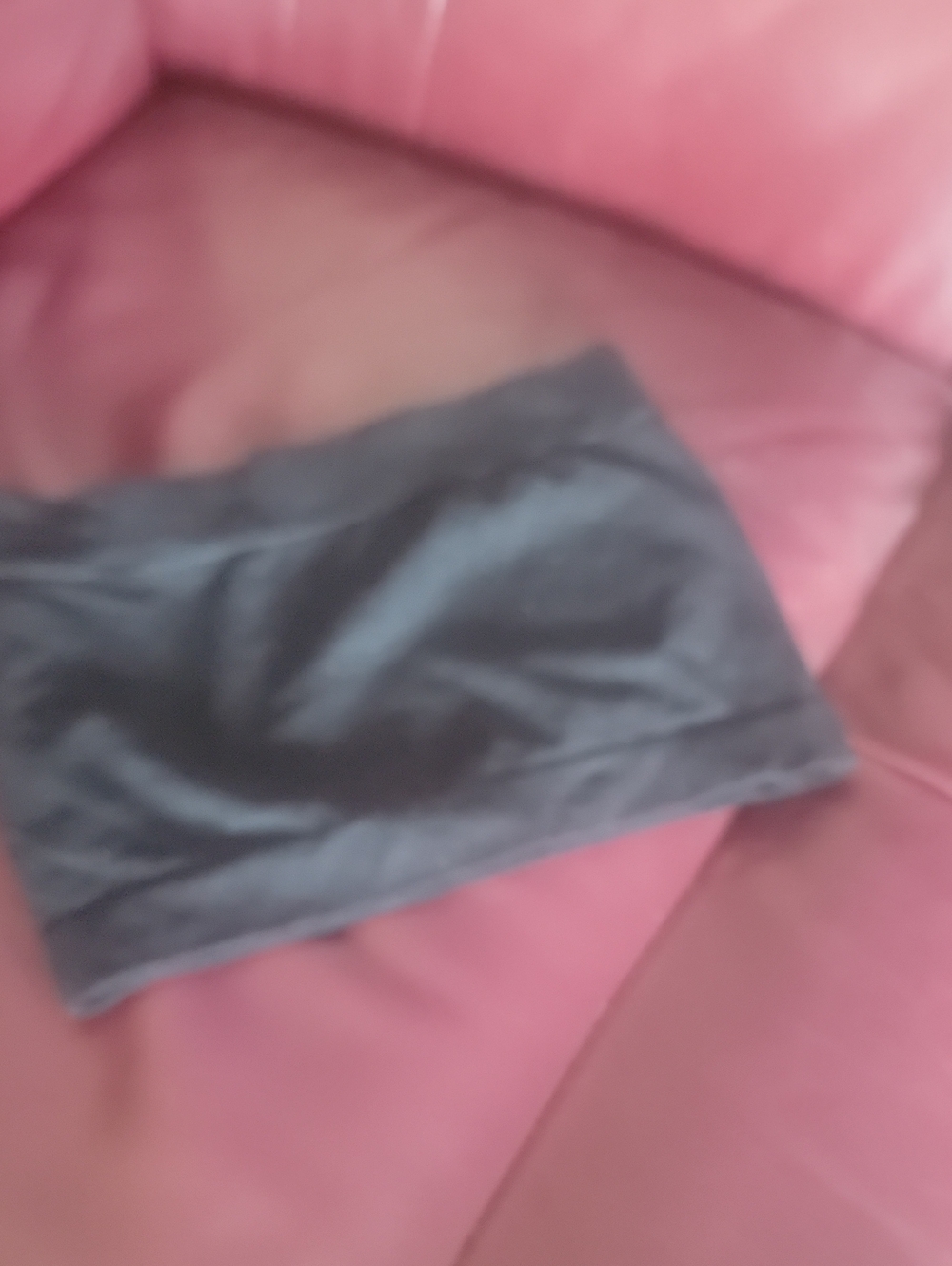 Victoria's Secret Black Strapless Bandeau